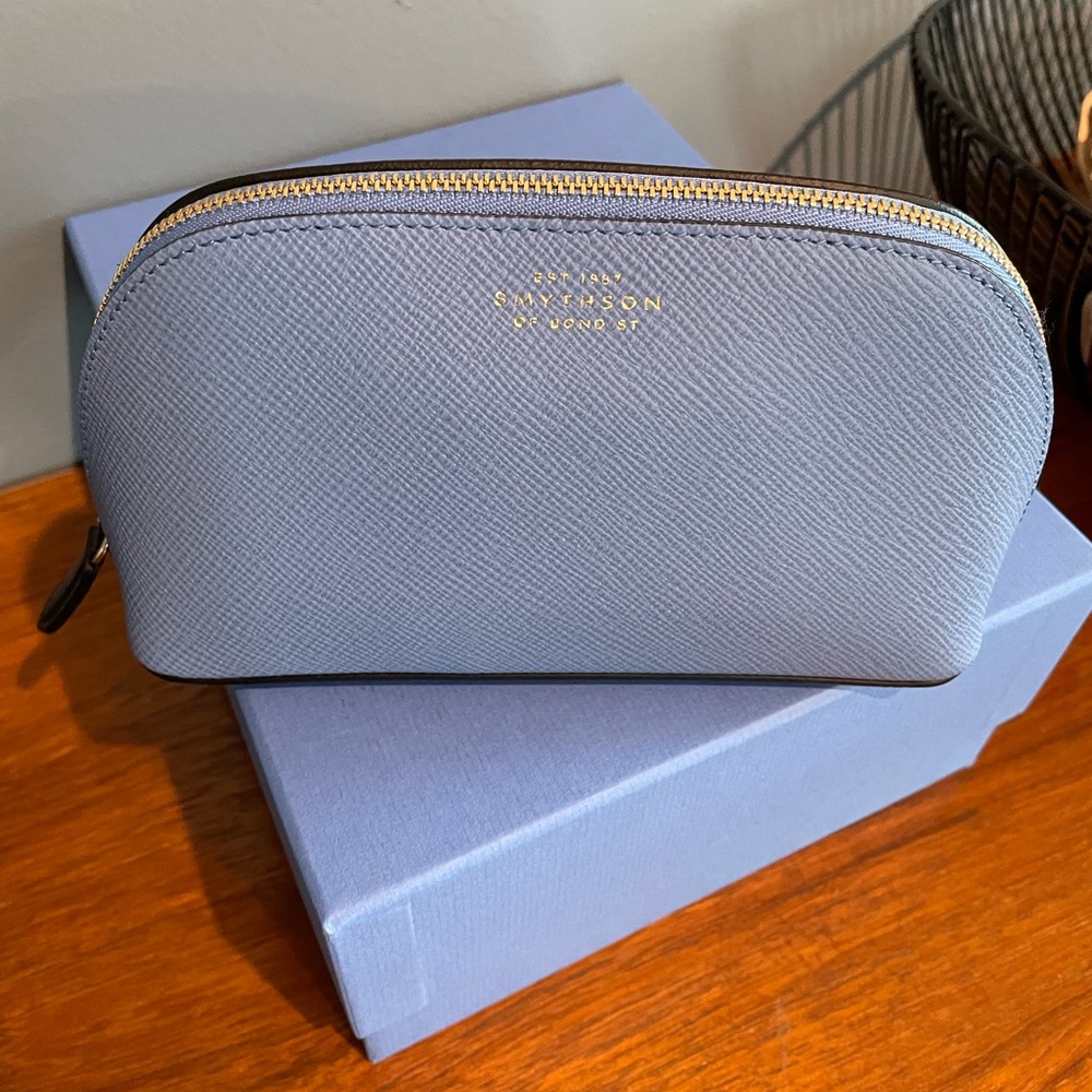 BNIB - Smythson of Bond Street - Panama Cosmetic Case